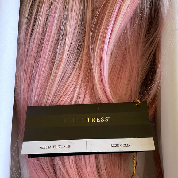 Belle Tress Alpha Blend in Rose Gold, Lace Front, Mono Part, NWT - Picture 9 of 9
